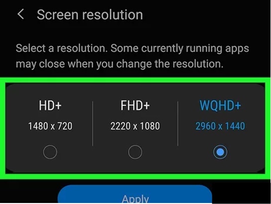 screen resolution