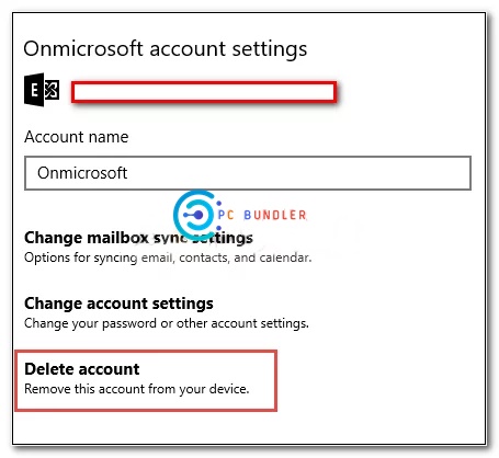 onmicrosoft account setting