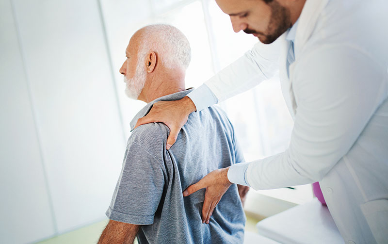 Lower back pain medical examination