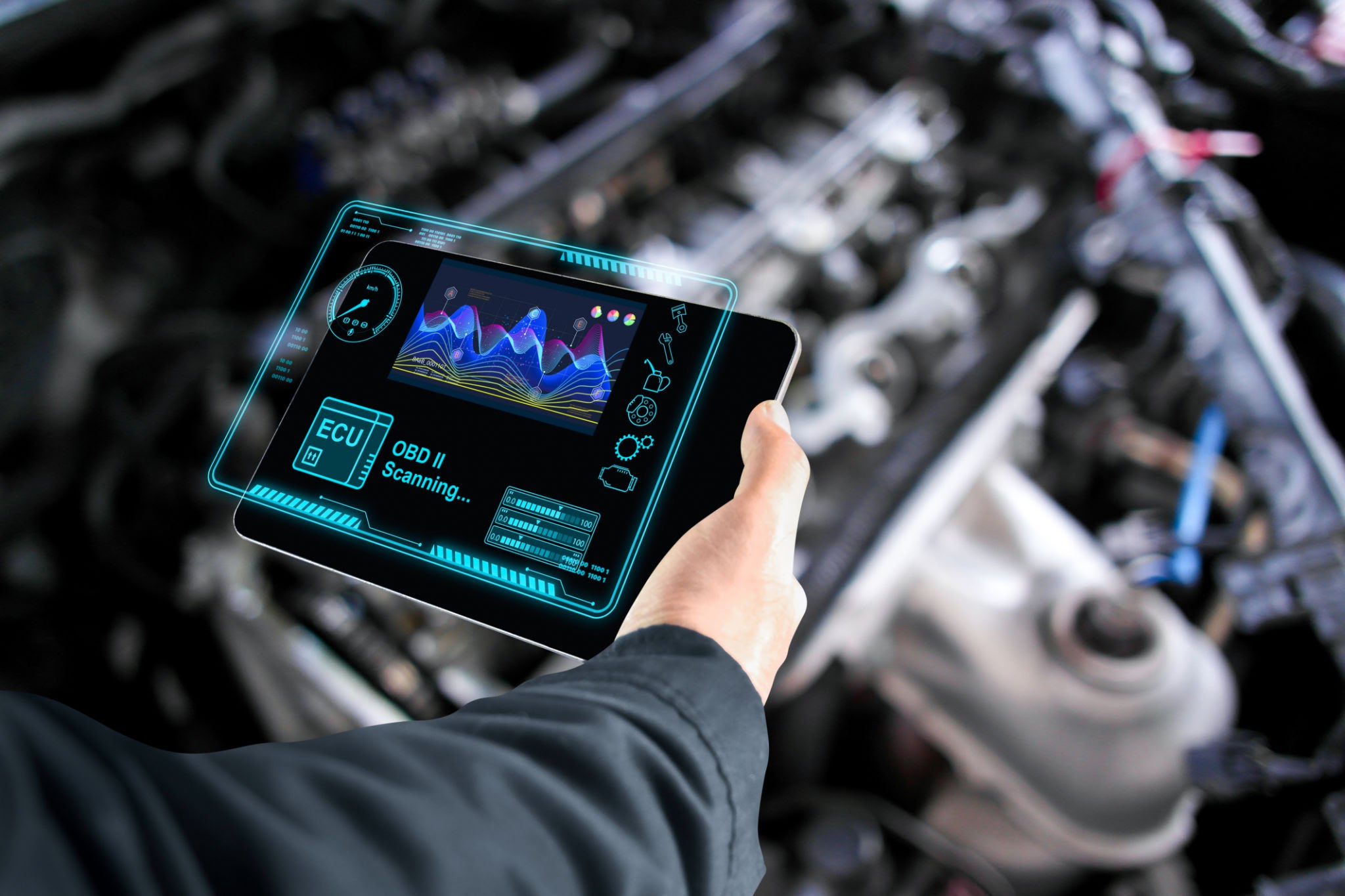 Digital ECU Calibration, AI generated